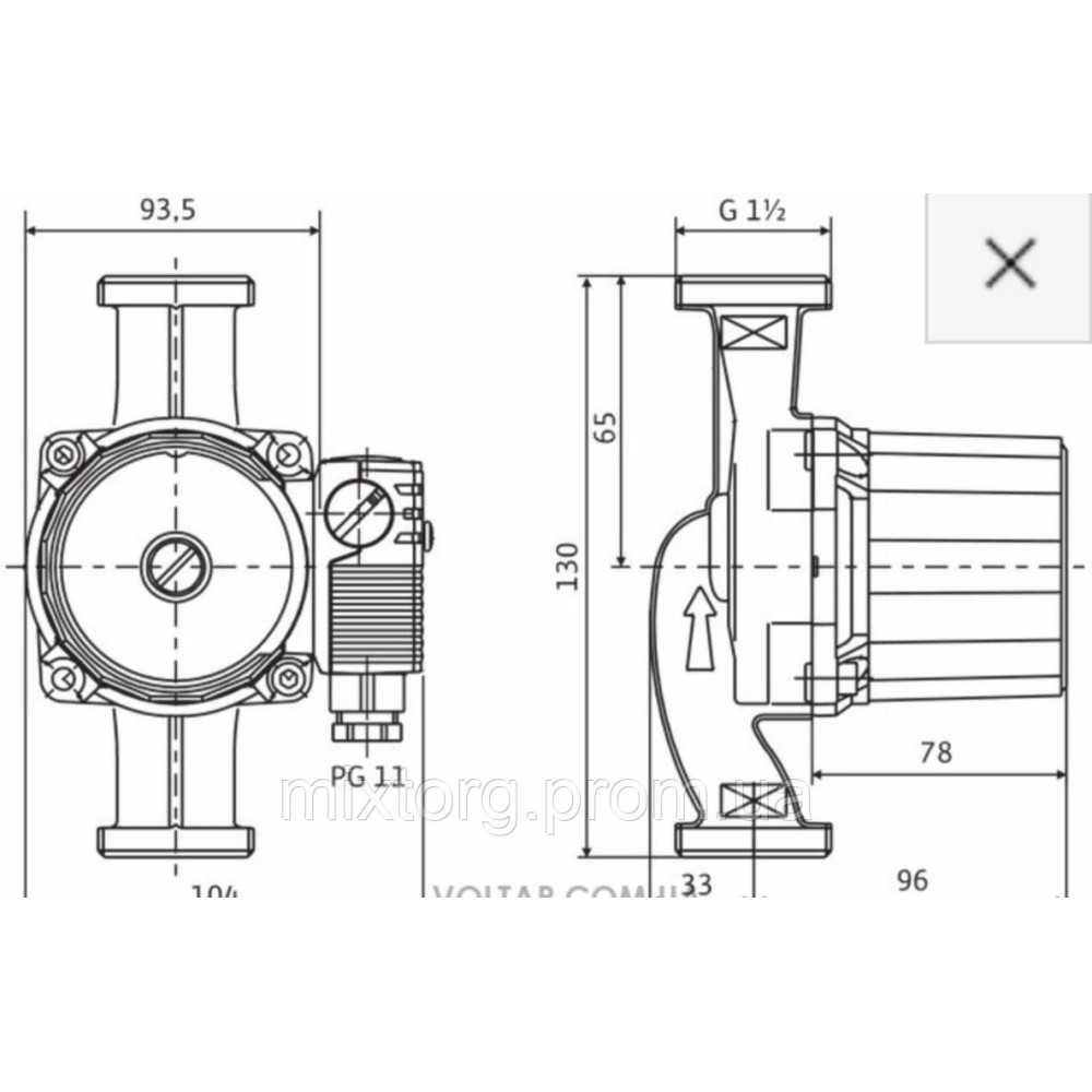 Wilo-Star-RS 25/6 130 циркуляційний насос ОРІГИНАЛ