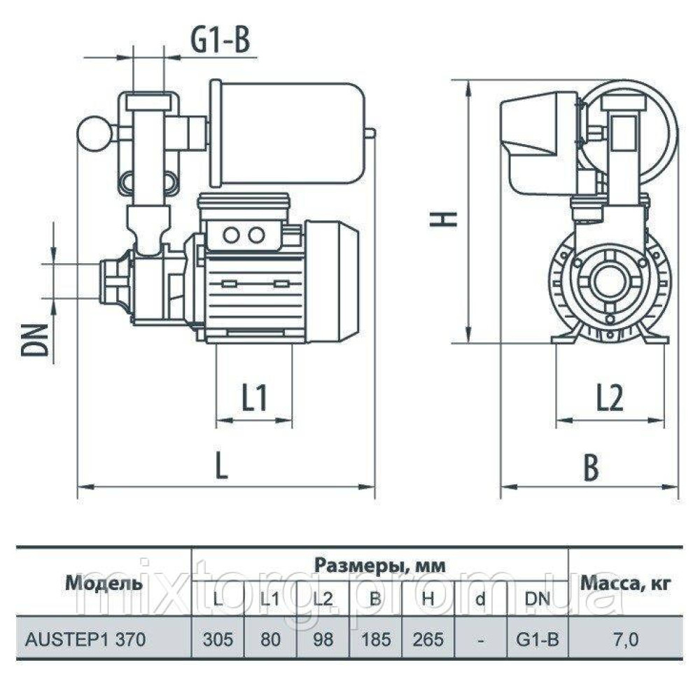 Насосна станція AUSTEP1 370 