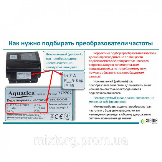 Перетворювач частоти 1~220В × 3~220 В 0.75-1.1 кВт LEO 3.0 (779677)