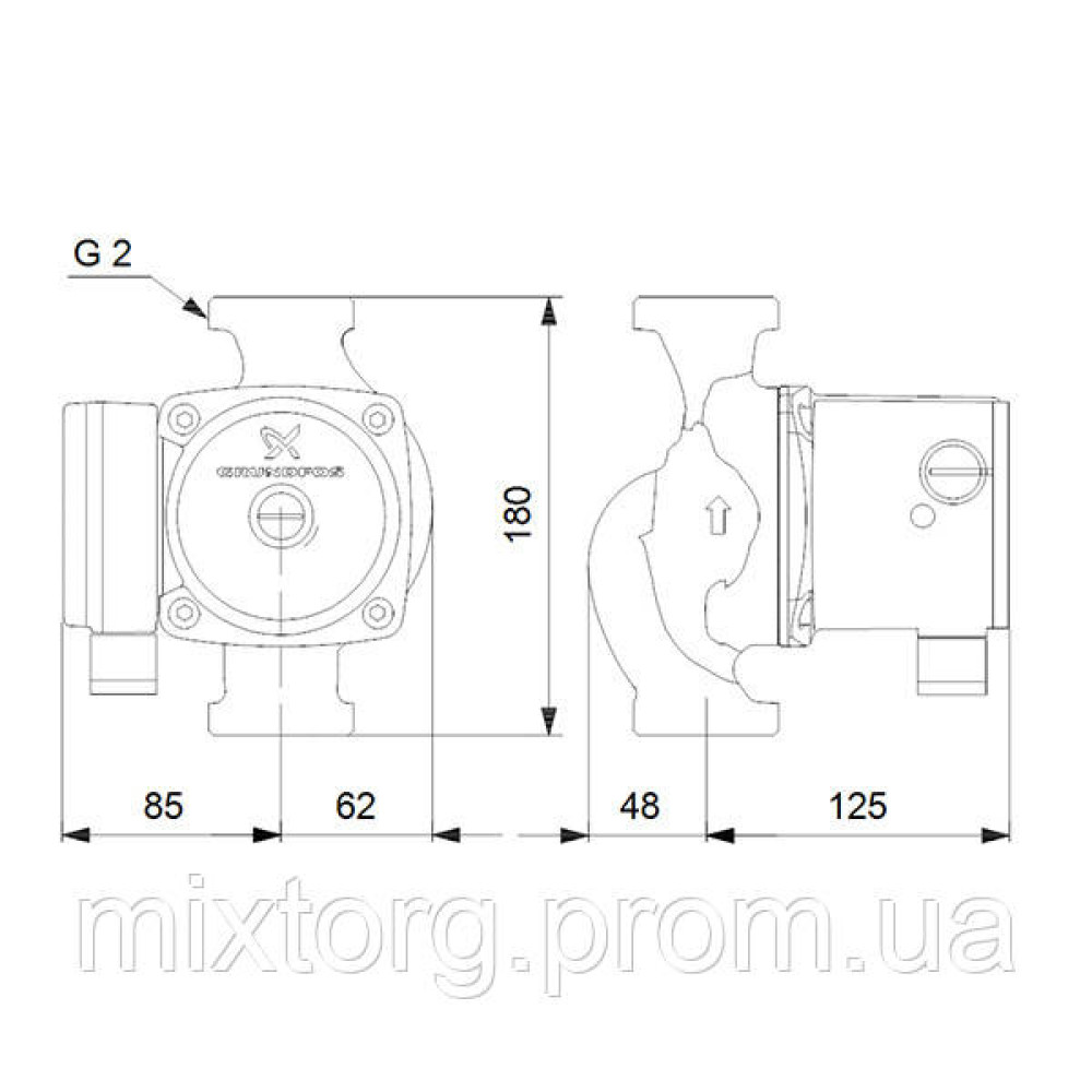 Grundfos UPS 32-80 180 Сербія