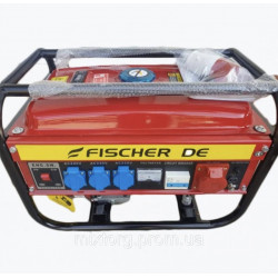 Генератор Fischer 3-фазний 3 кВт бензиновий в кожухе