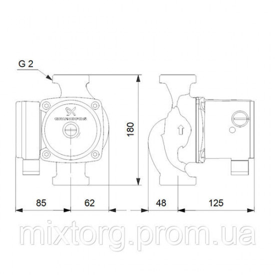 Grundfos UPS 25-80-180 Сербія