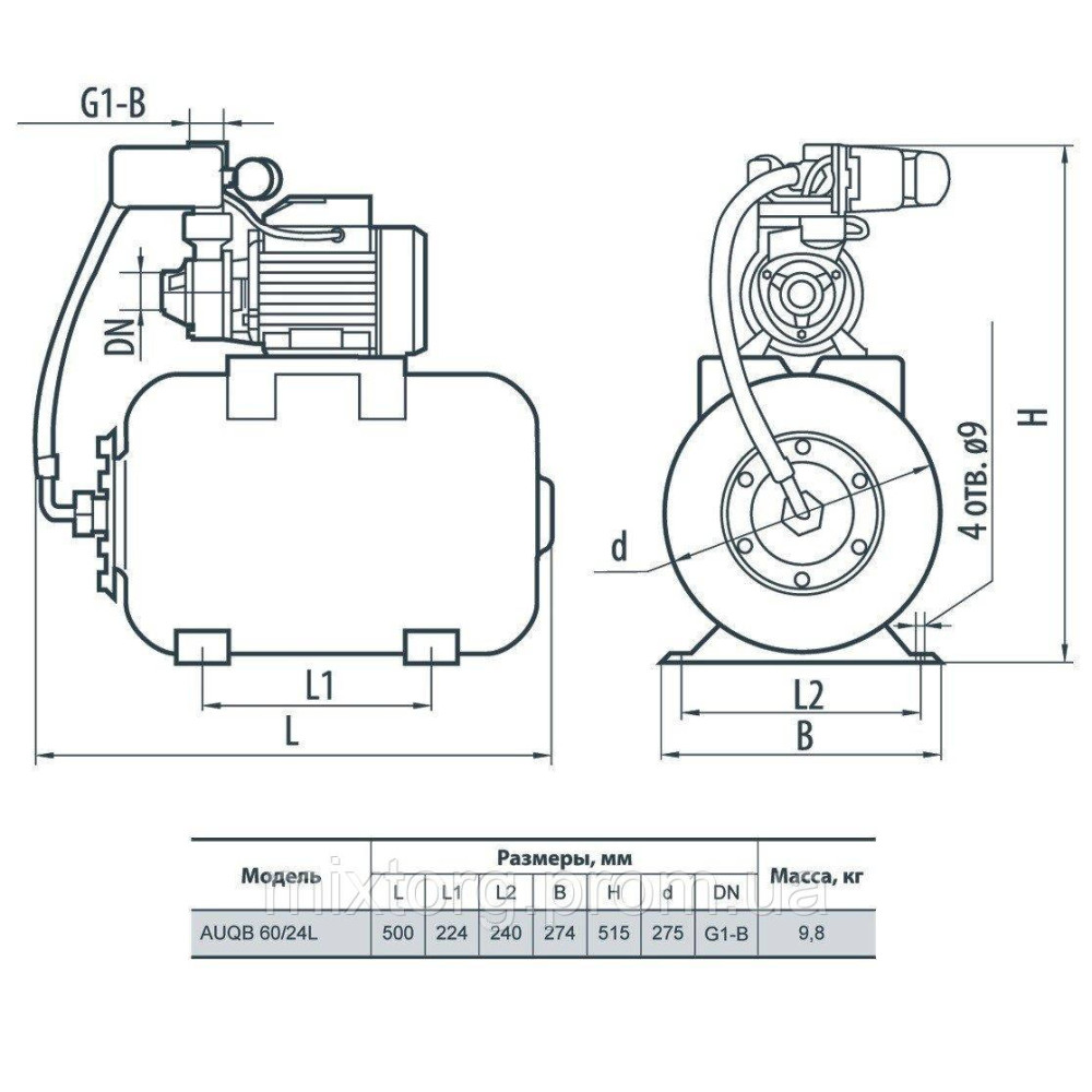 Насосна станція AUQB60/24L 