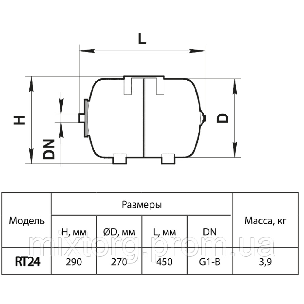 Гідроаккумулятор RT24 