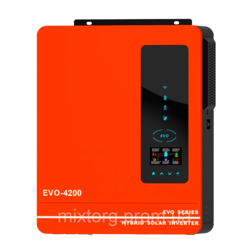 Інвертор гібридний Solar  EVO4200Вт/24В, 100А (Wi-Fi) "ARUNA"