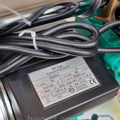 Насосна станція Wilo 0,37 kwt (Оригінал) Мідь!