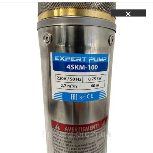 Глибокий заглибний насос Expert 4SKM-100,0.75 квт